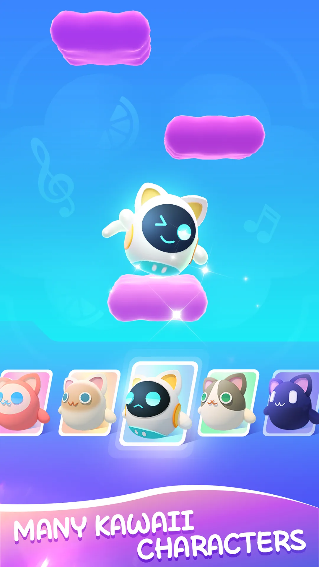 Meow Jump：Cats & Dancing Tiles | Indus Appstore | Screenshot