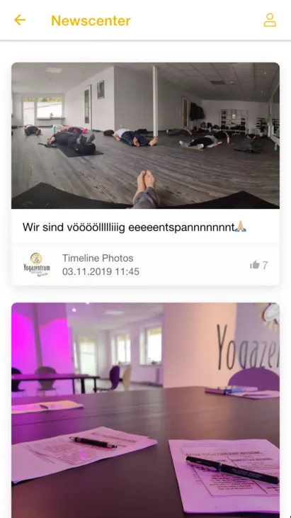 Yogazentrum Buxtehude | Indus Appstore | Screenshot