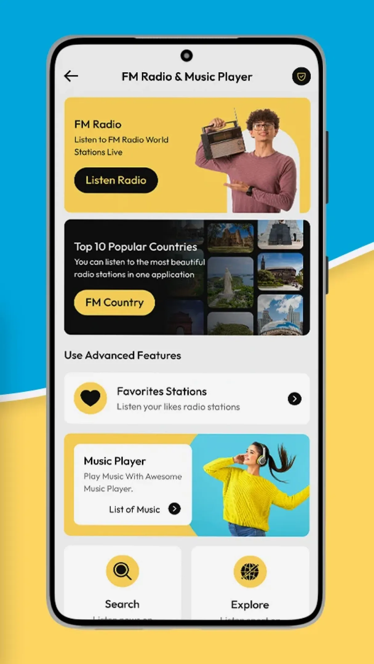 FM Radio Without Earphone | Indus Appstore | Screenshot