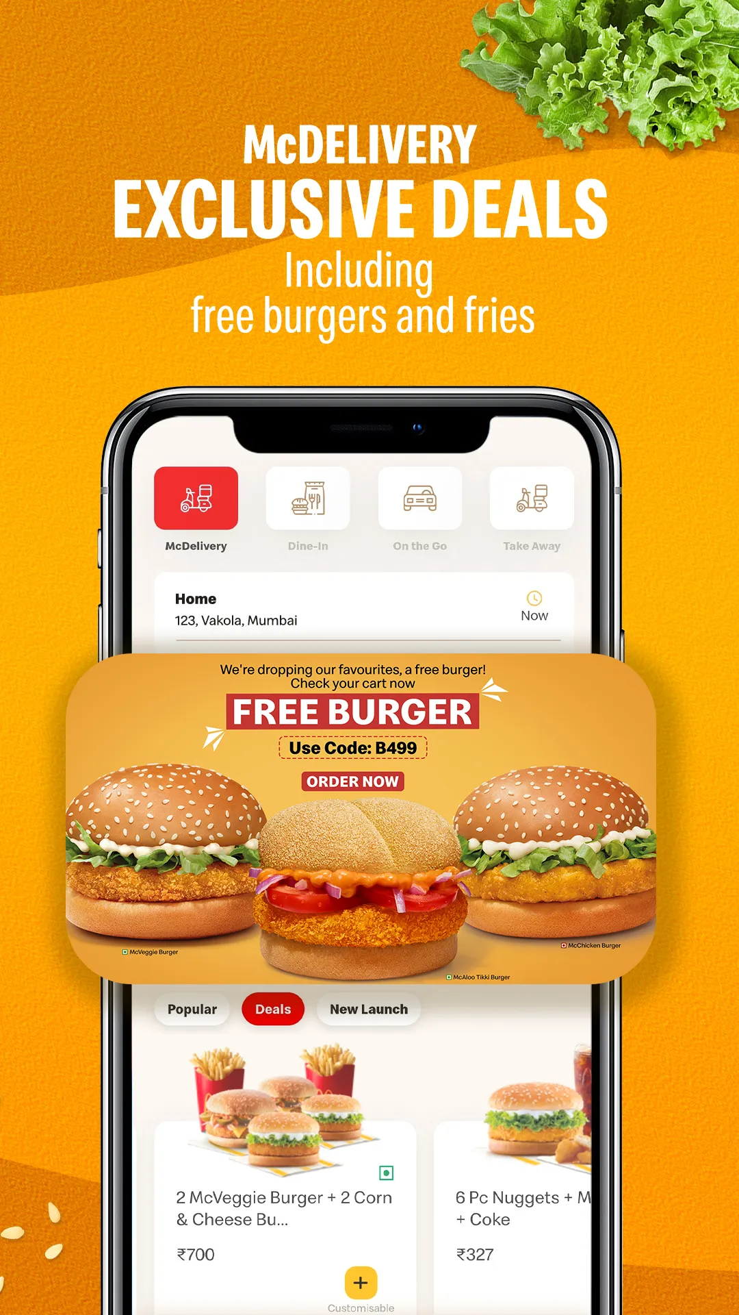 McDonald’s India Food Delivery | Indus Appstore | Screenshot