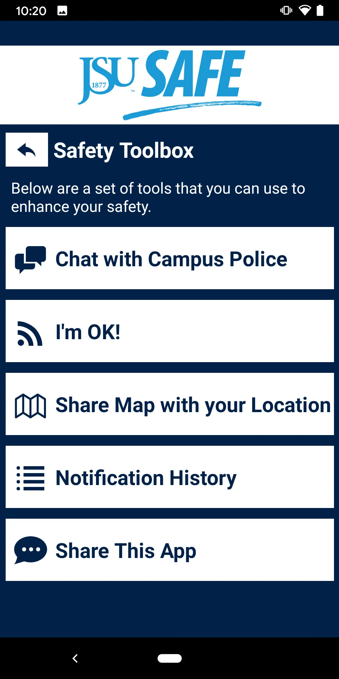 JSU SAFE | Indus Appstore | Screenshot