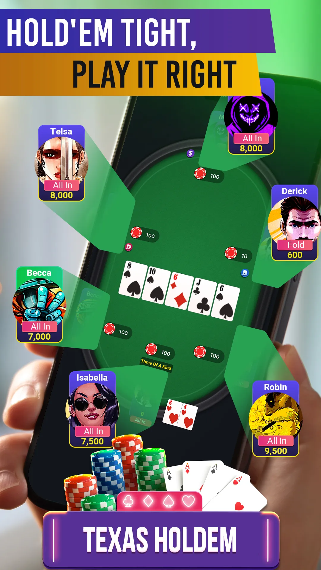 Poker Texas Hold'em, Omaha | Indus Appstore | Screenshot