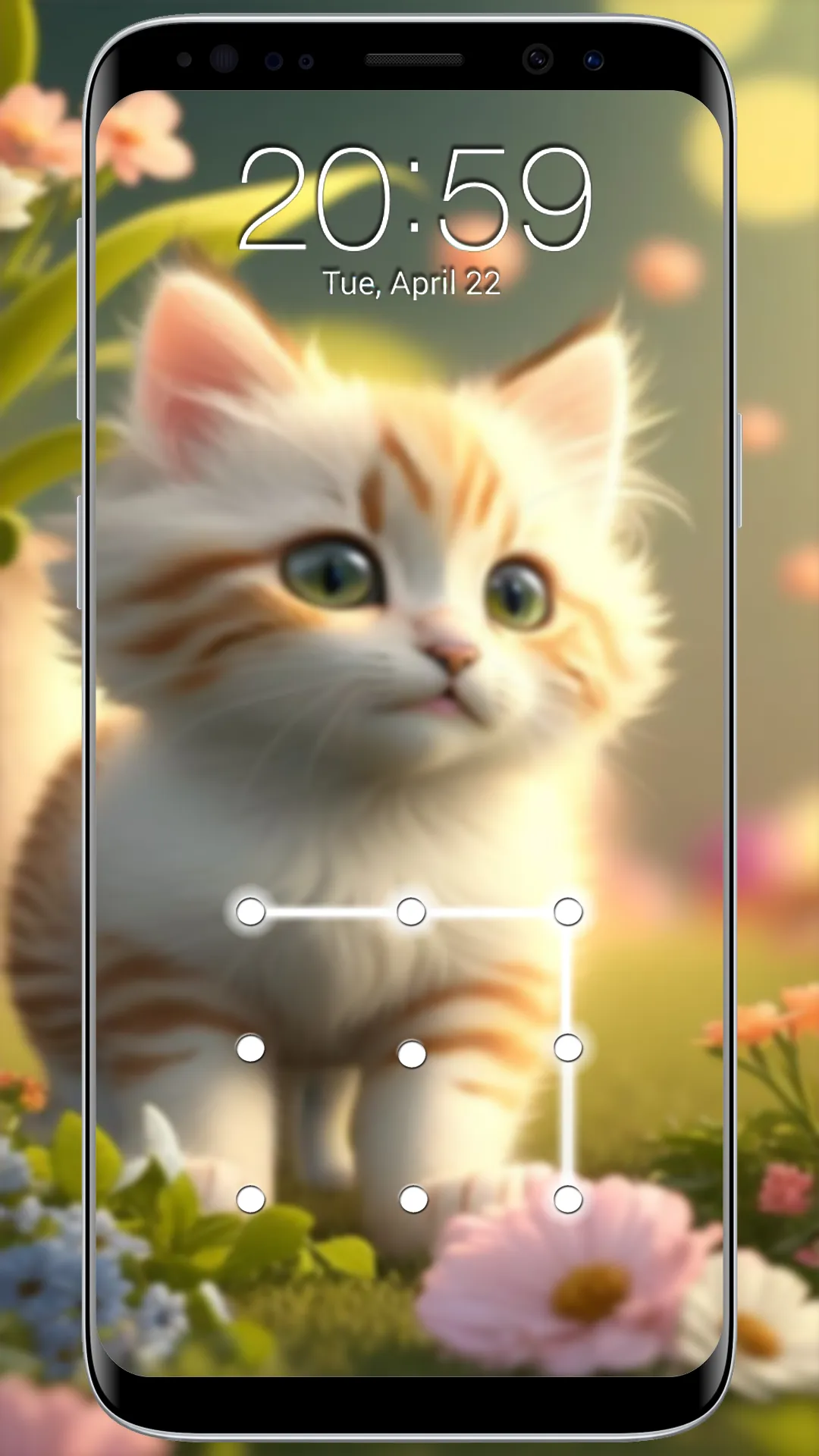 Kitty Cat Lock Screen | Indus Appstore | Screenshot