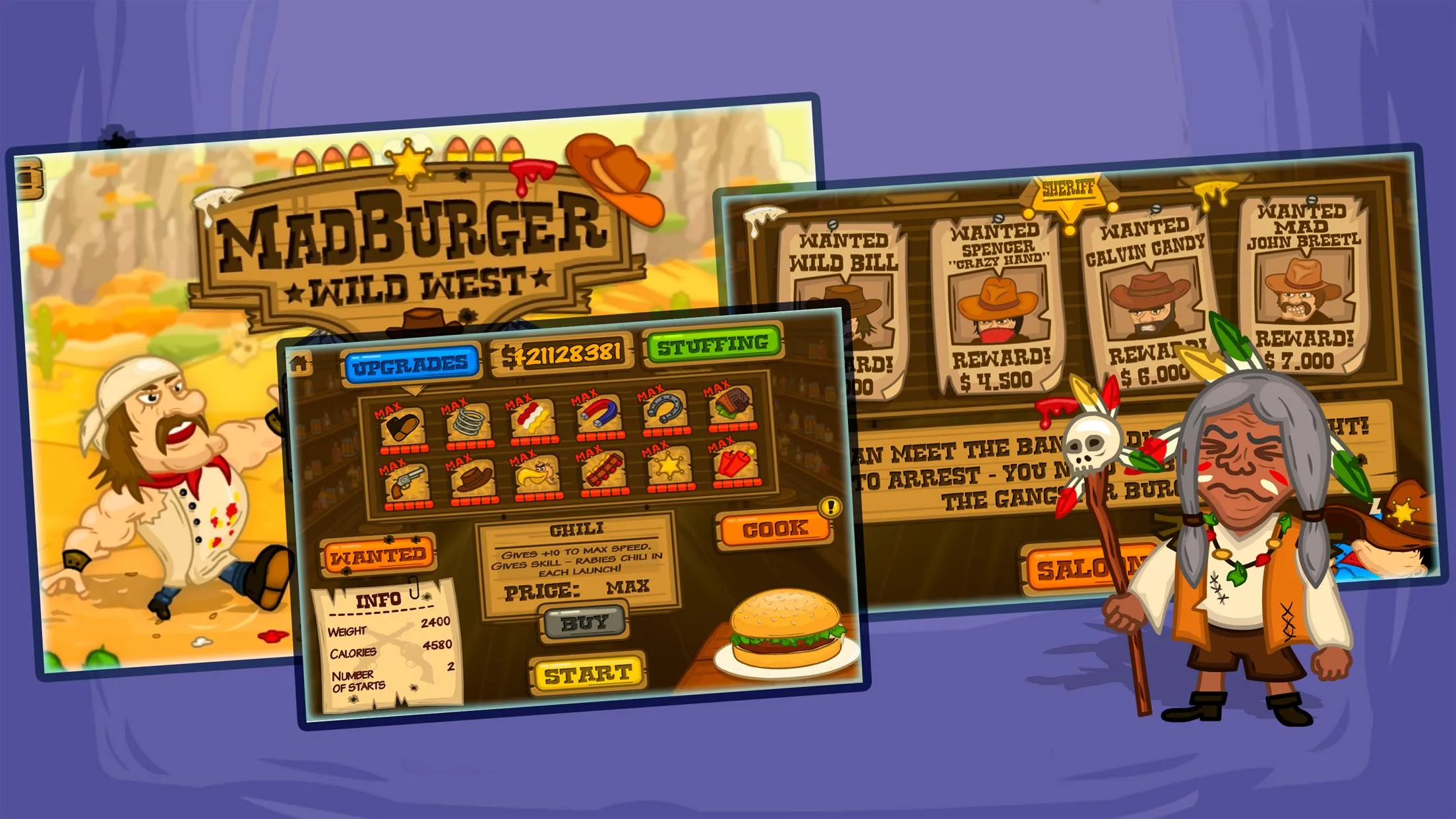 Mad Burger 3: Wild West | Indus Appstore | Screenshot