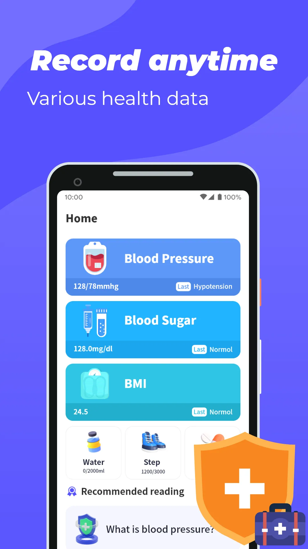 Blood Pressure App | Indus Appstore | Screenshot