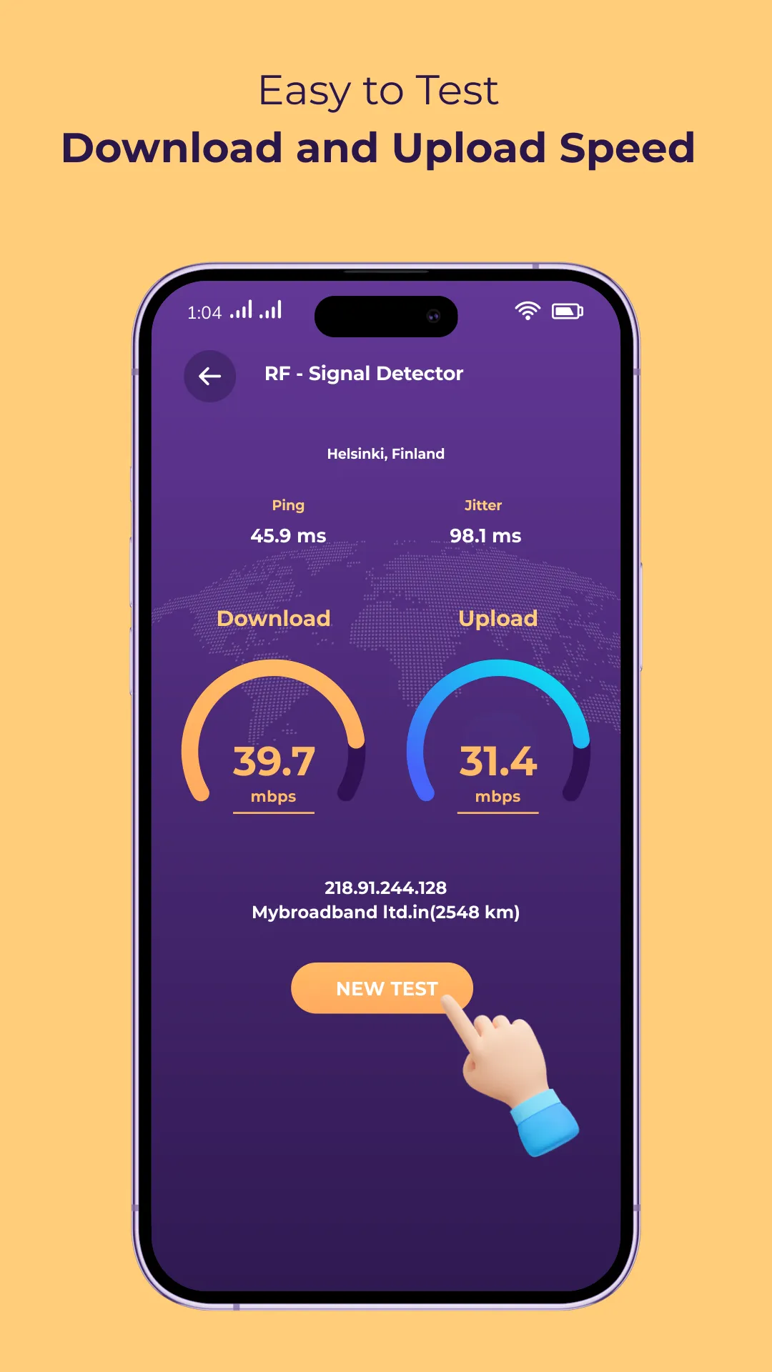 RF Signal Tracker & Detector | Indus Appstore | Screenshot