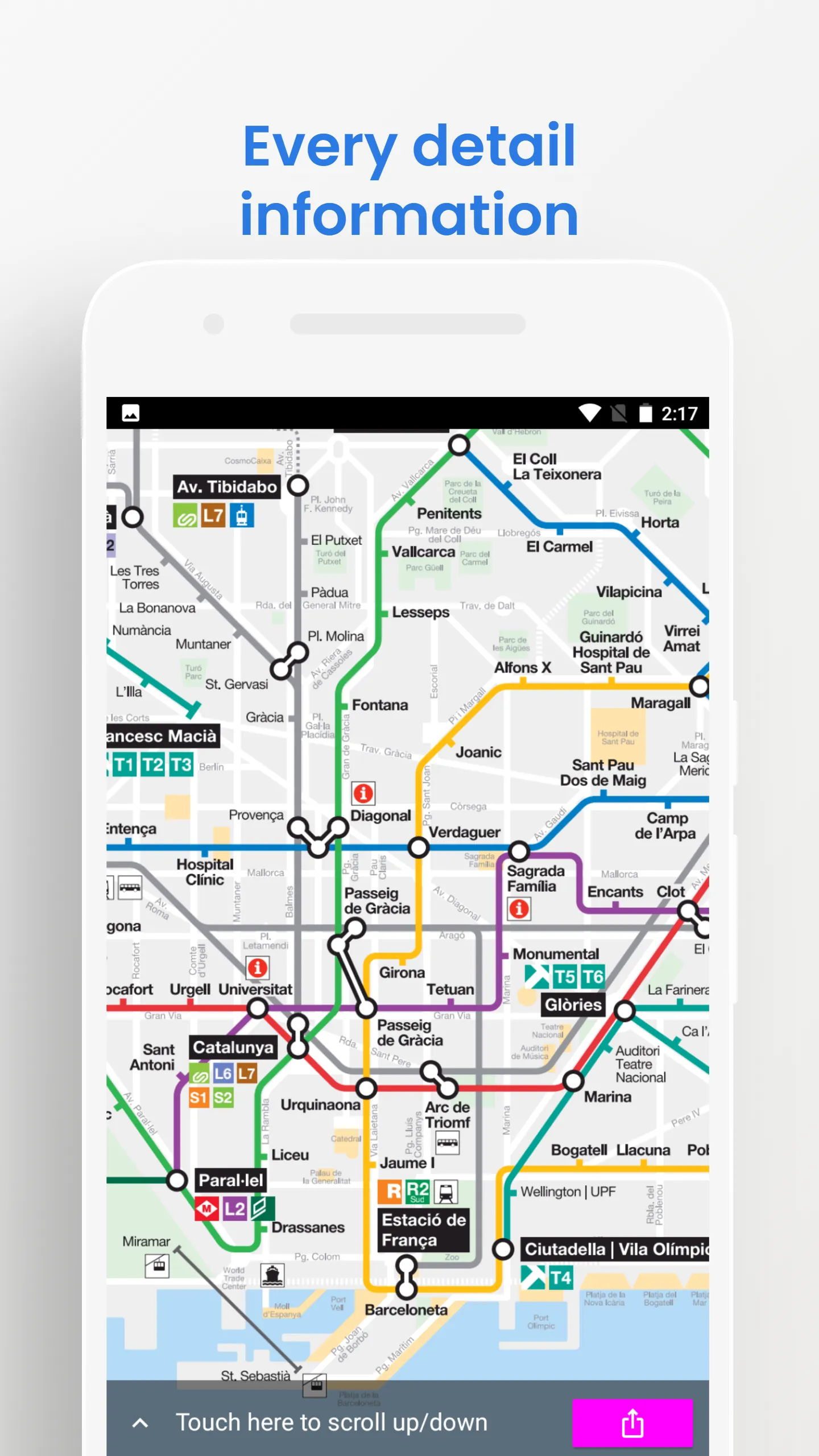 Barcelona Metro Bus Travel | Indus Appstore | Screenshot