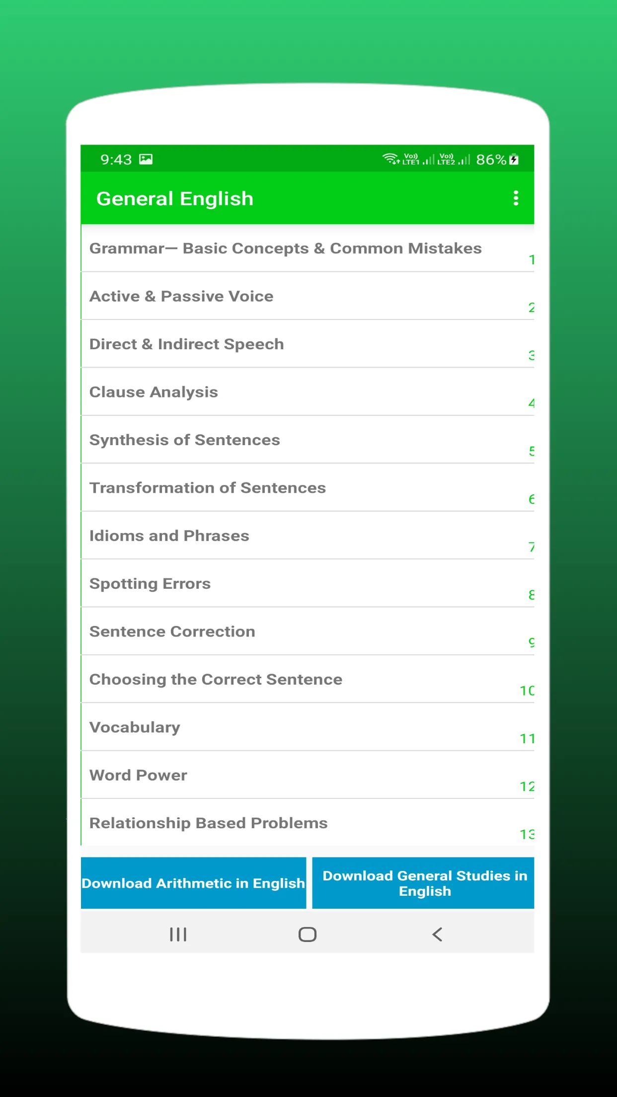 Lucent General English | Indus Appstore | Screenshot