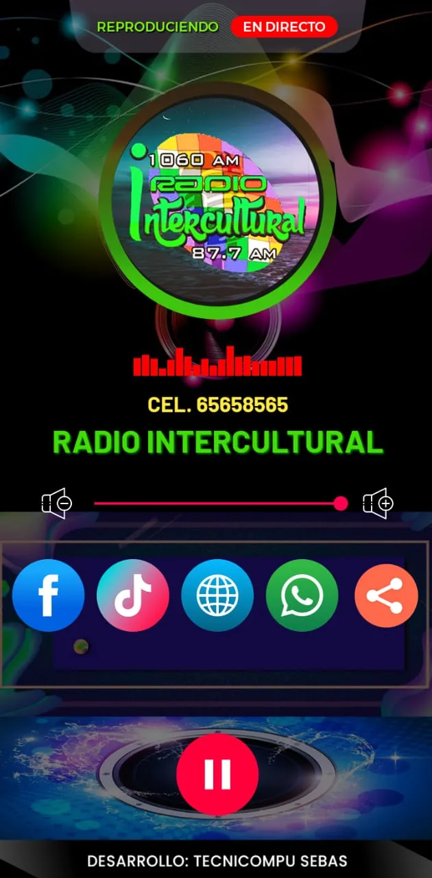 RADIO INTERCULTURAL | Indus Appstore | Screenshot