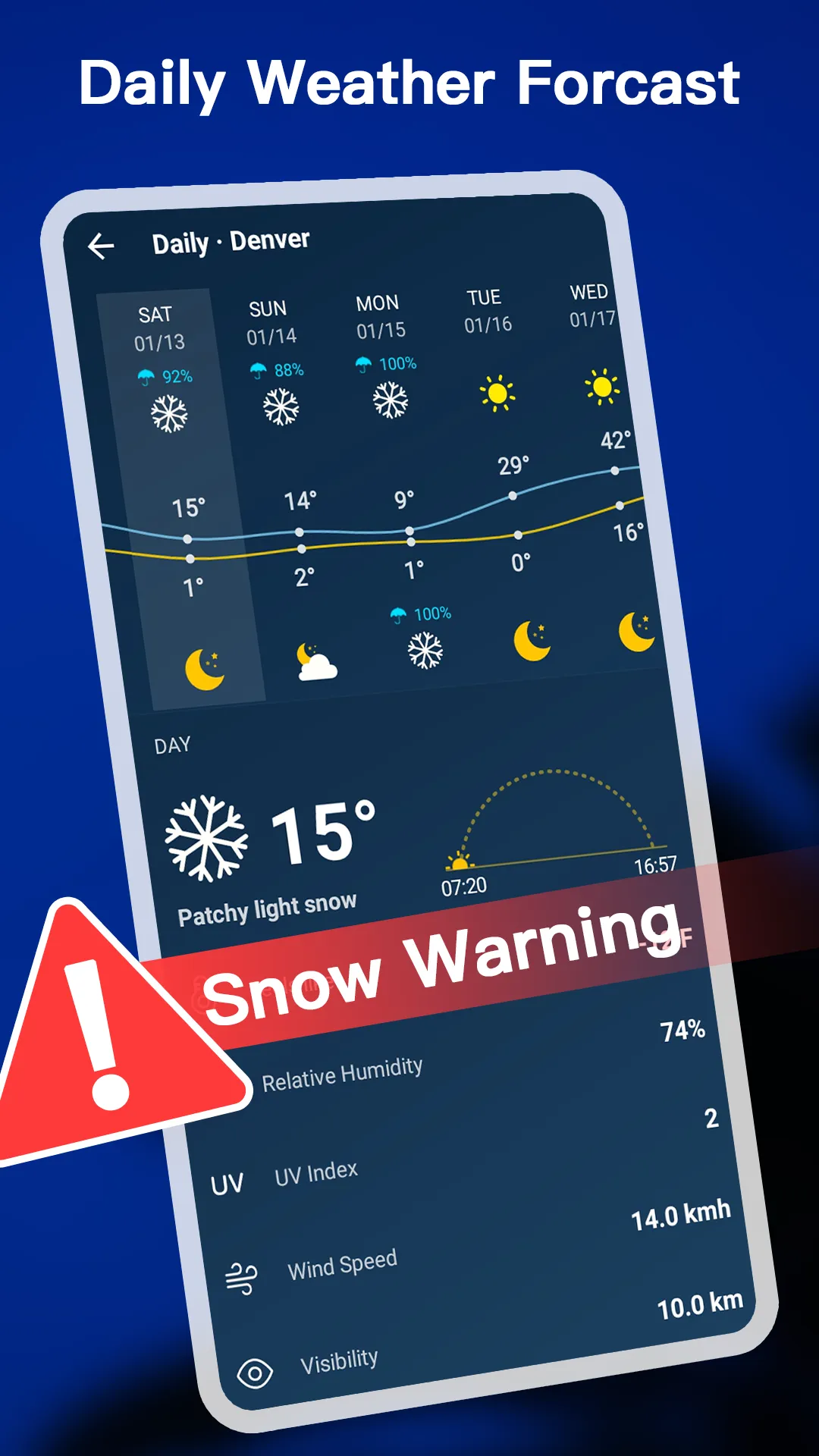 Weather - Accurate Weather App | Indus Appstore | Screenshot