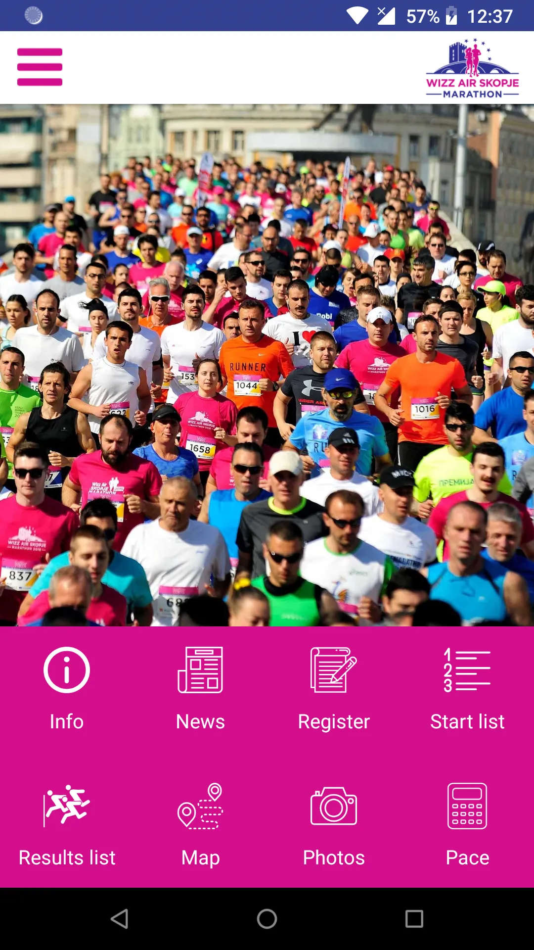 Wizz Air Skopje Marathon | Indus Appstore | Screenshot