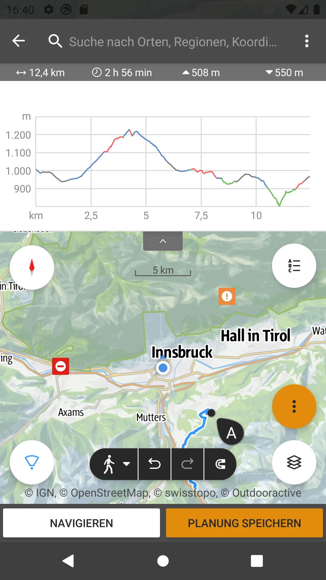 alpenvereinaktiv | Indus Appstore | Screenshot