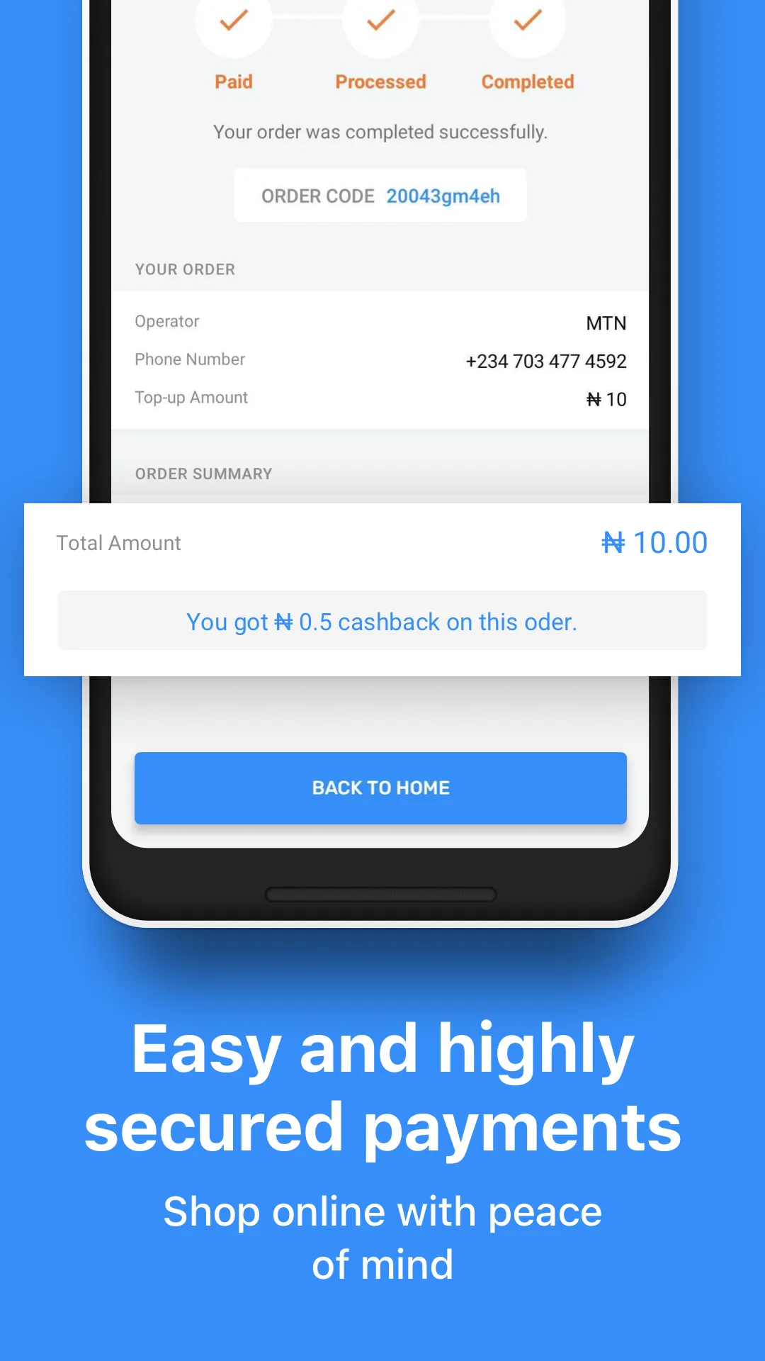 JumiaPay - Pay Safe, Pay Easy | Indus Appstore | Screenshot