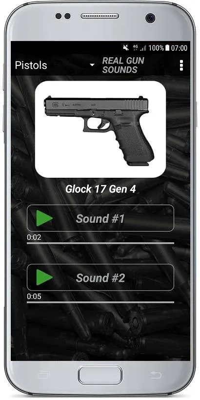 REAL GUN SOUNDS | Indus Appstore | Screenshot