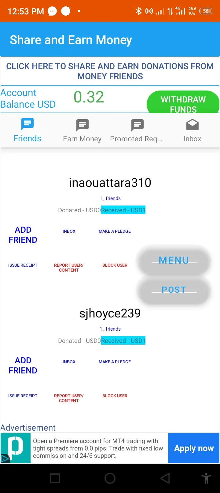 Money Friends - raise money | Indus Appstore | Screenshot