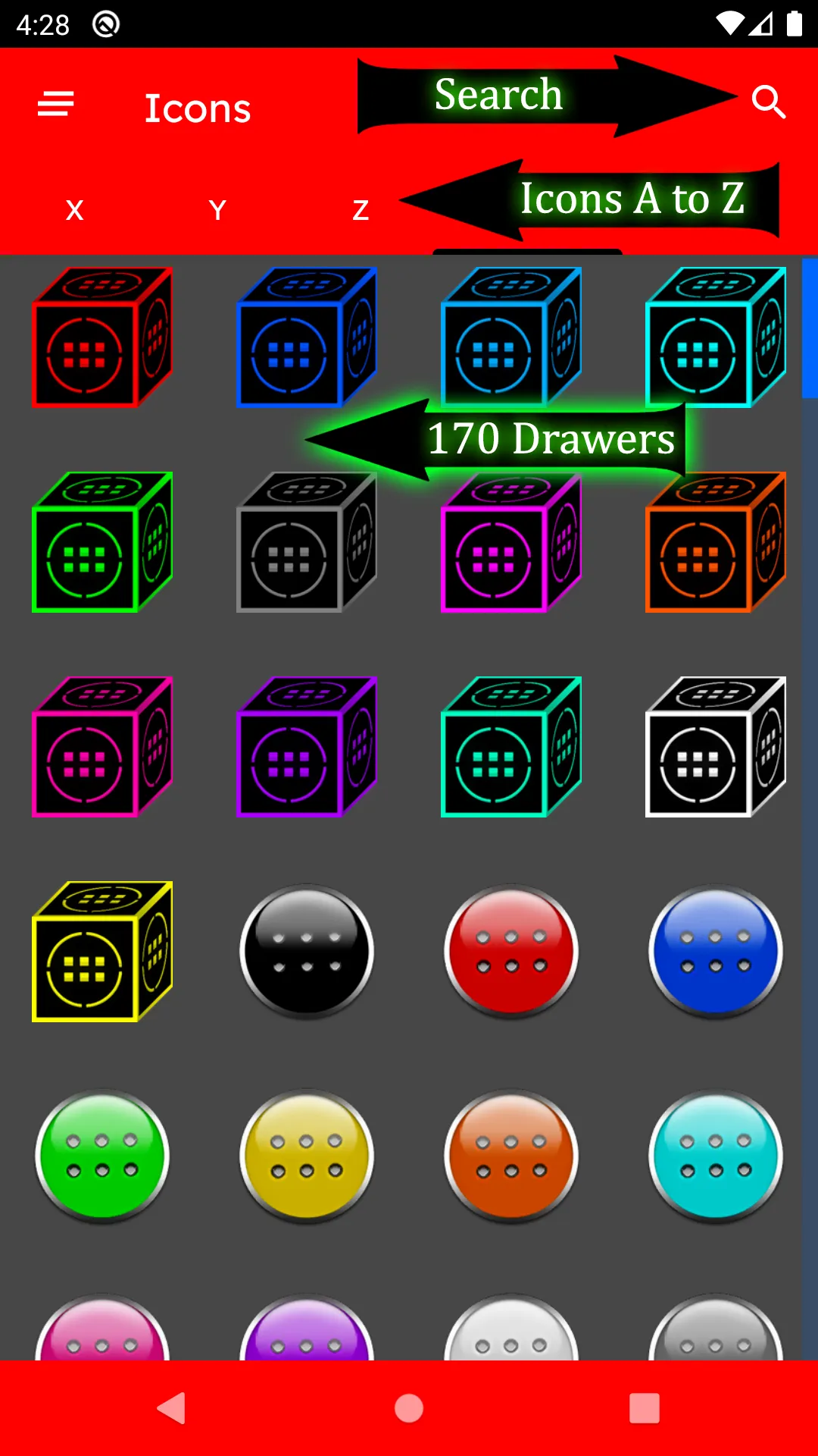 3D Flat Yellow Icon Pack | Indus Appstore | Screenshot