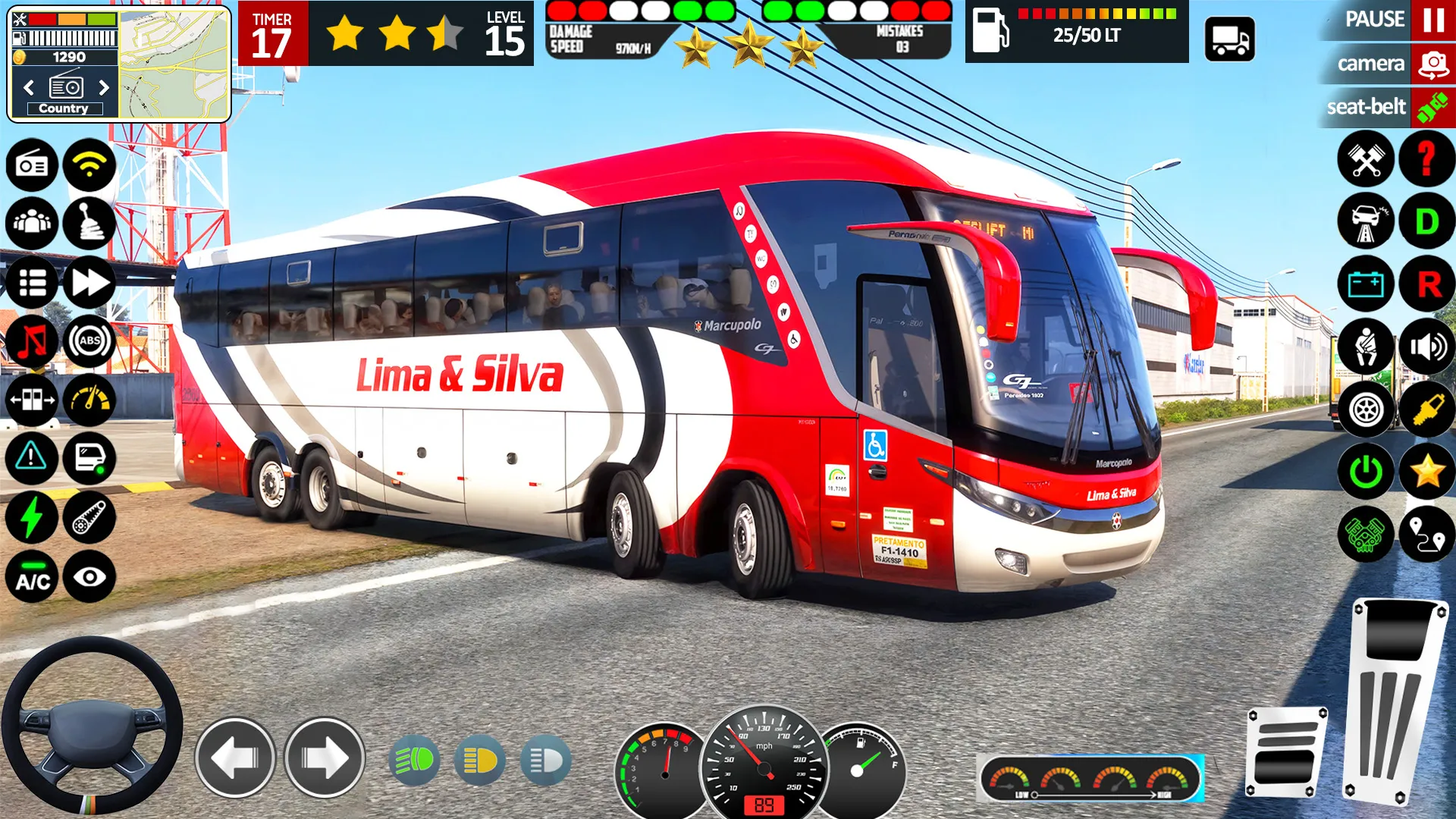 Bus Driving Euro Coach Bus | Indus Appstore | Screenshot