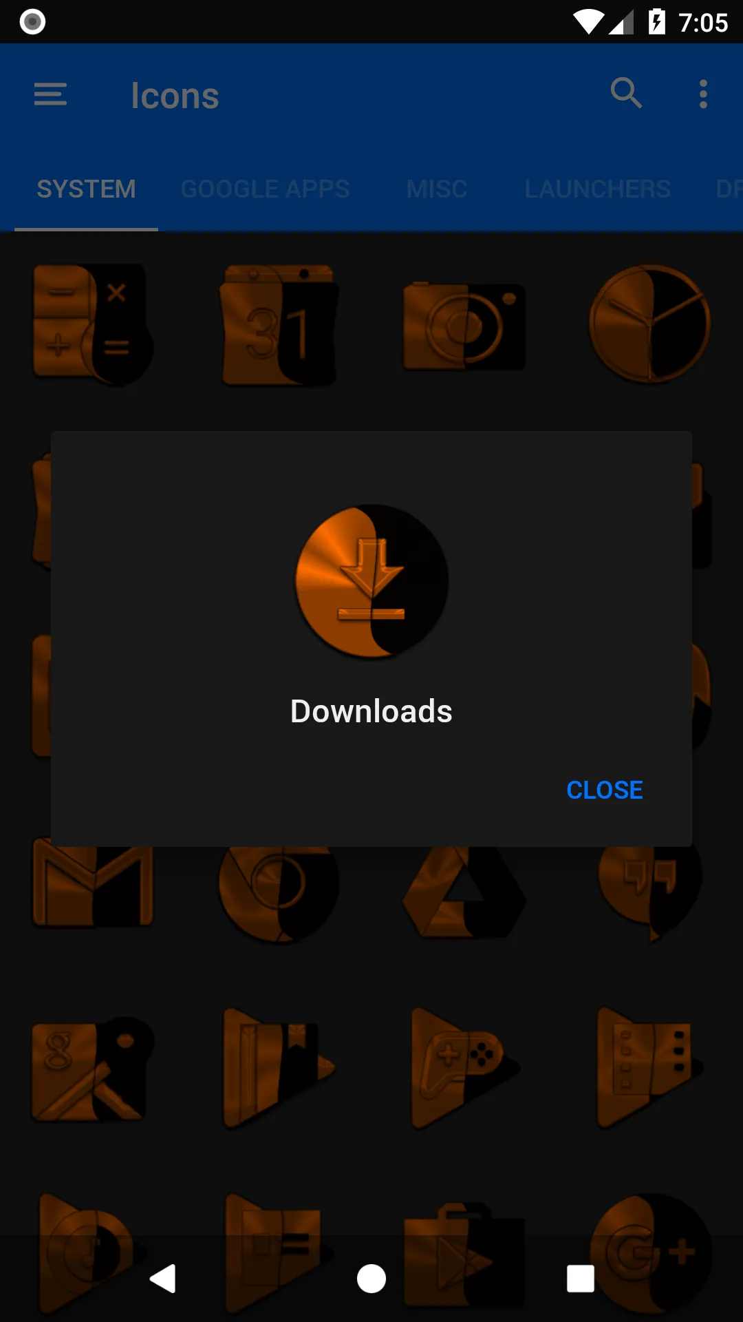 Wicked Orange Icon Pack | Indus Appstore | Screenshot