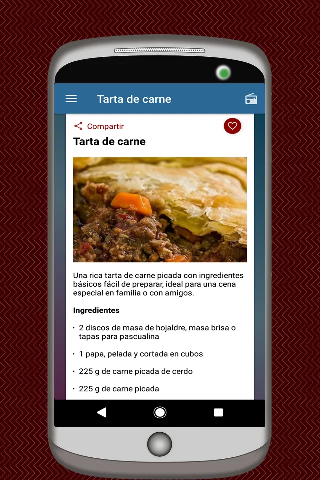 Recetas de Tartas Dulces | Indus Appstore | Screenshot