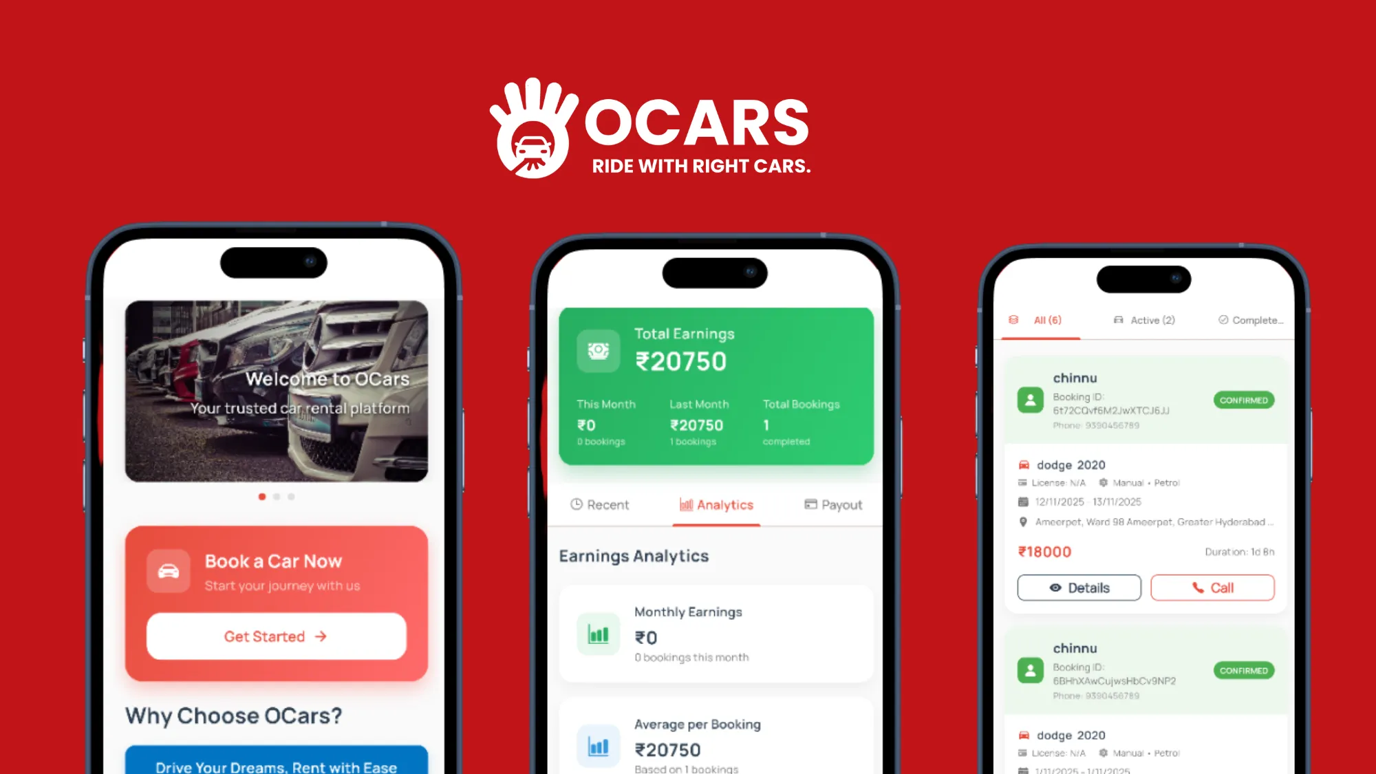 OCars - Ride with right cars | Indus Appstore | Screenshot