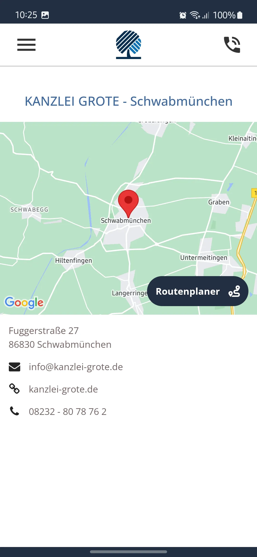 Kanzlei Grote Steuern-Direkt | Indus Appstore | Screenshot