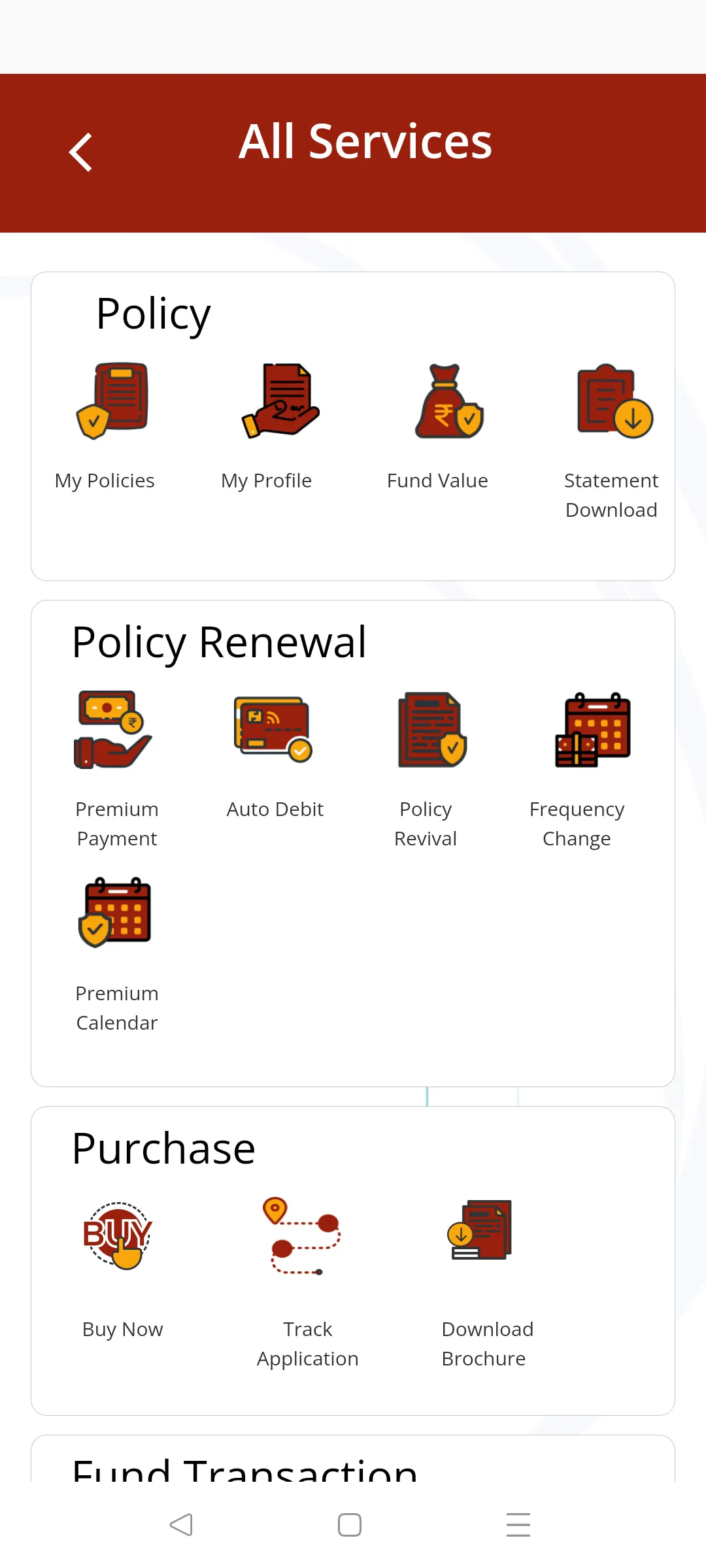 RNLIC Customer Connect App | Indus Appstore | Screenshot