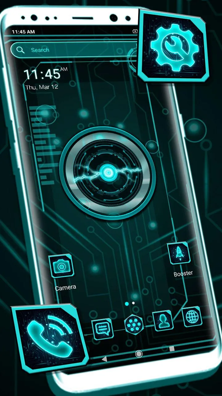 Technology Launcher Theme | Indus Appstore | Screenshot