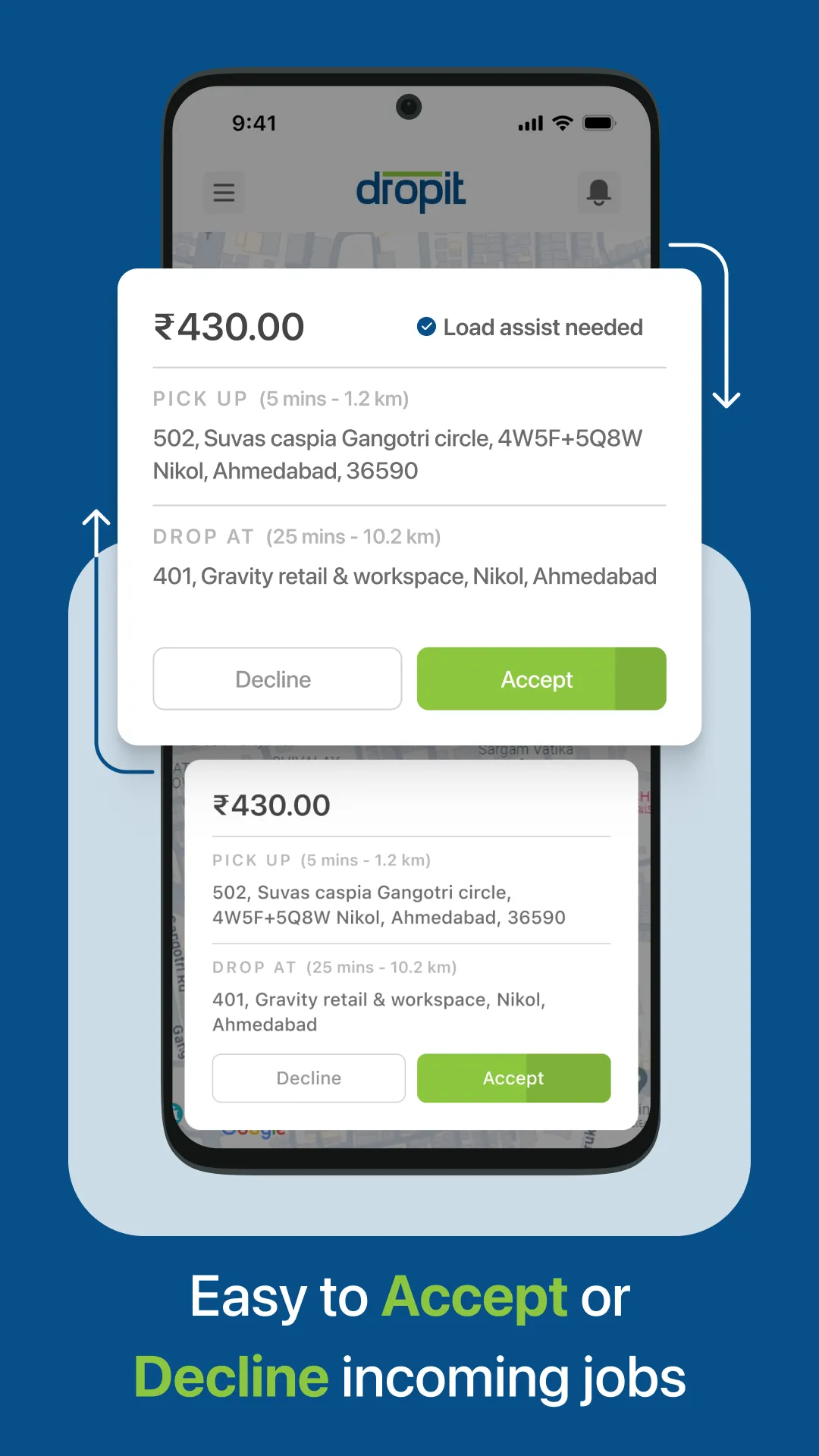 Dropit Pilot - Deliver & Earn | Indus Appstore | Screenshot