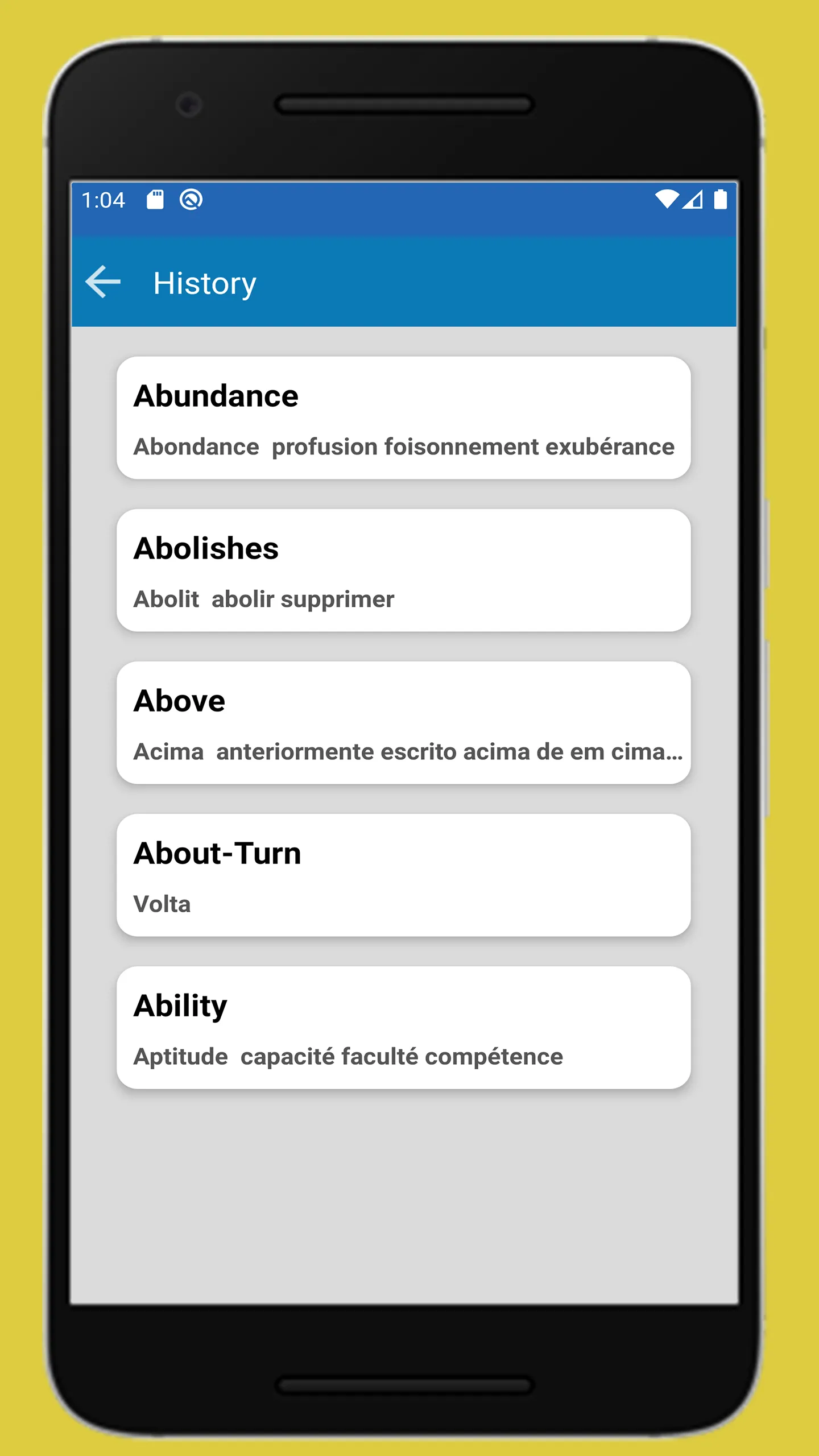 Traducteur Français Portugais | Indus Appstore | Screenshot