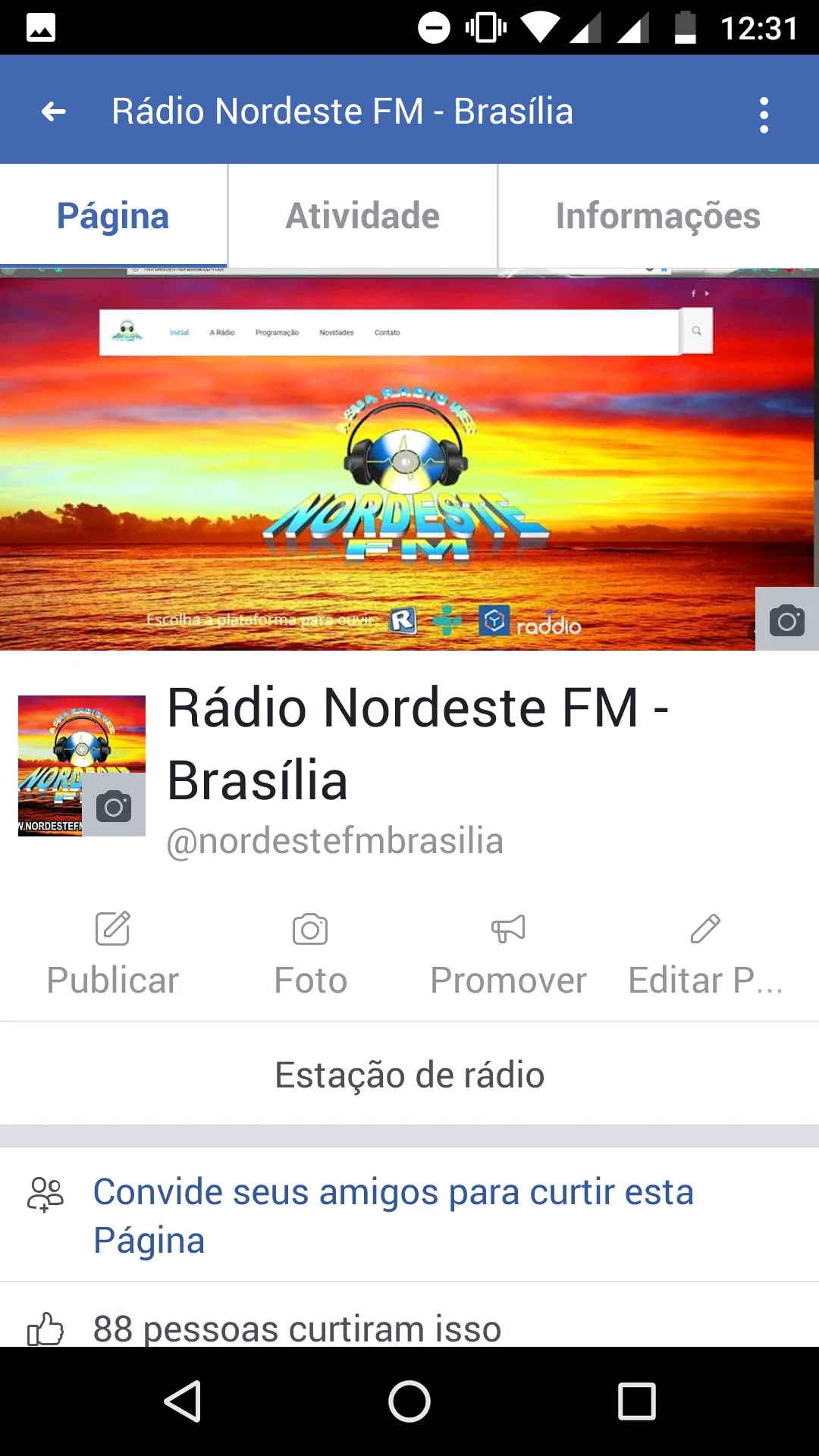 Rádio Nordeste FM Brasília | Indus Appstore | Screenshot