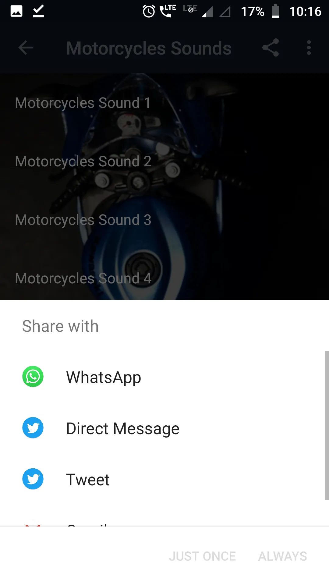 Motorcycles Sounds | Indus Appstore | Screenshot