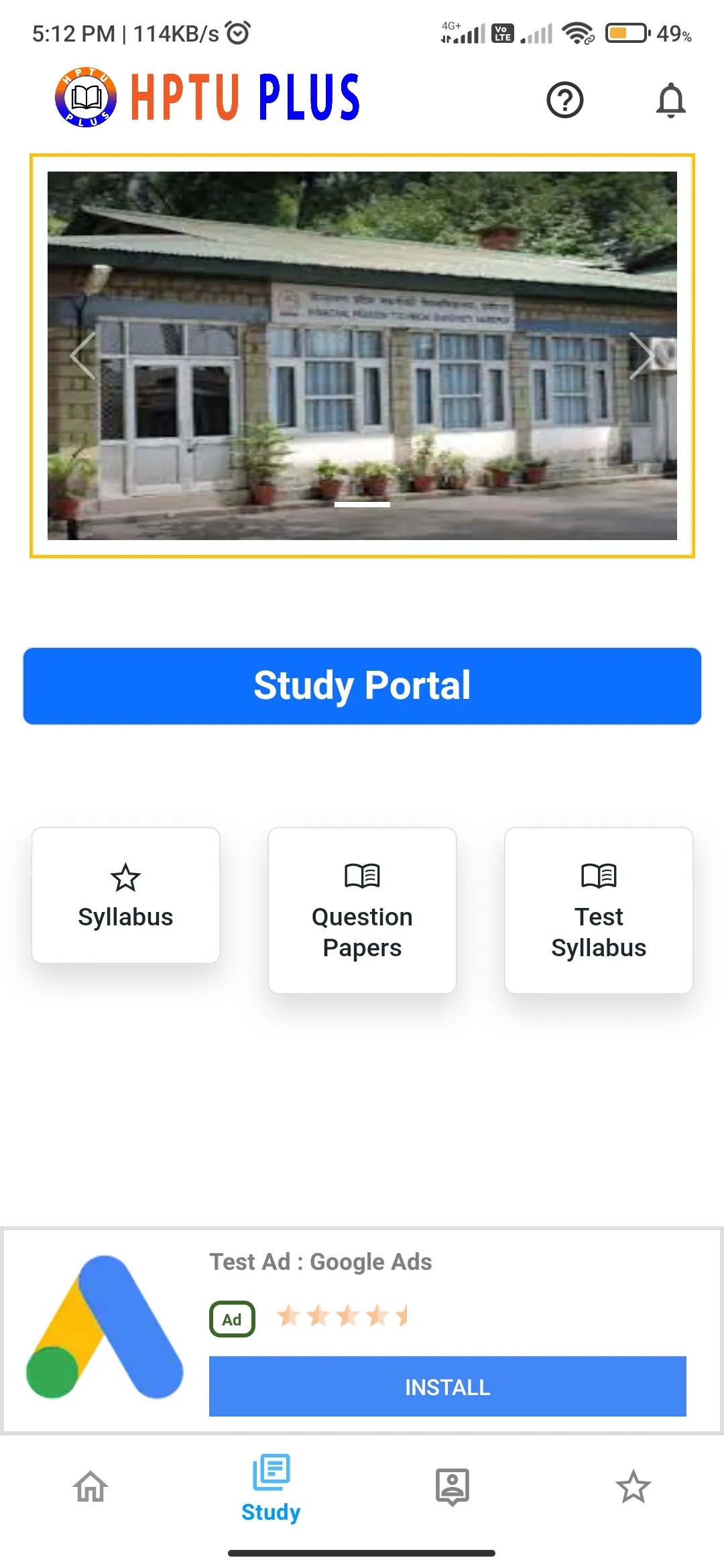 HPTU Plus (HIMTU Student App) | Indus Appstore | Screenshot