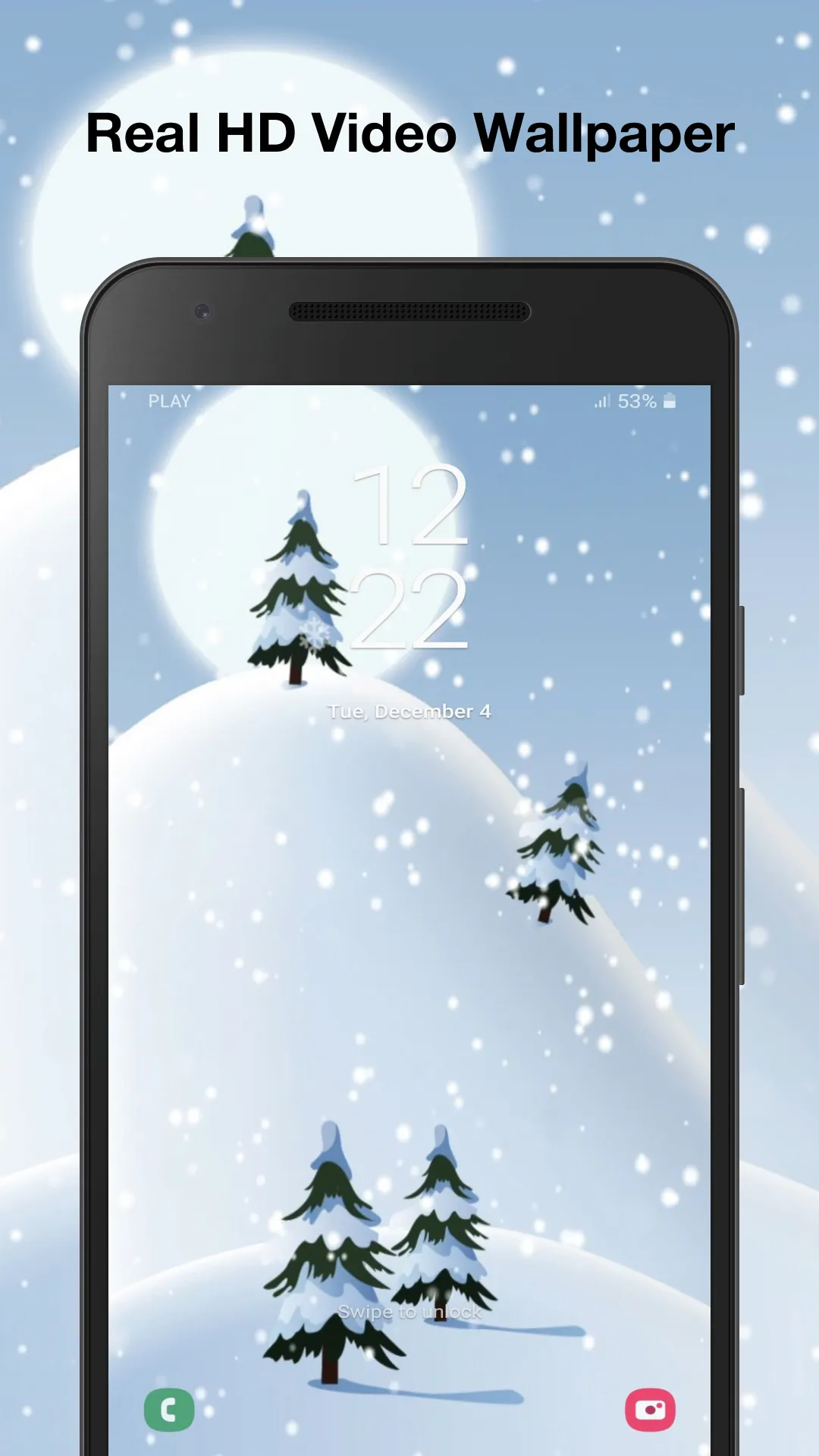 Winter Holiday Live Wallpaper | Indus Appstore | Screenshot