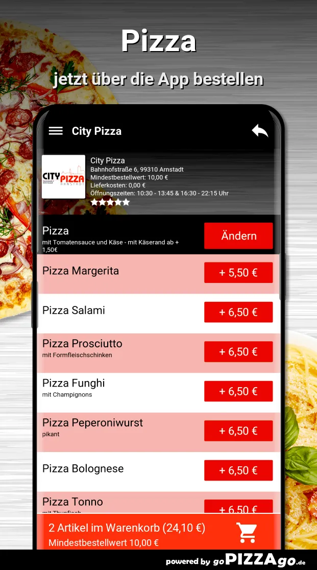 City Pizza Arnstadt | Indus Appstore | Screenshot