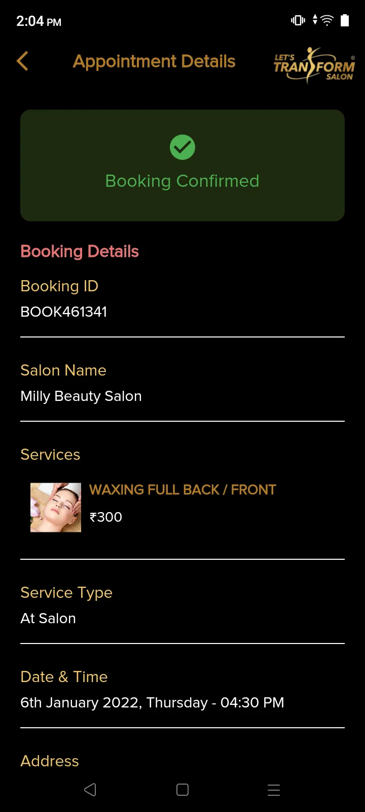 Lets Transform Salon | Indus Appstore | Screenshot