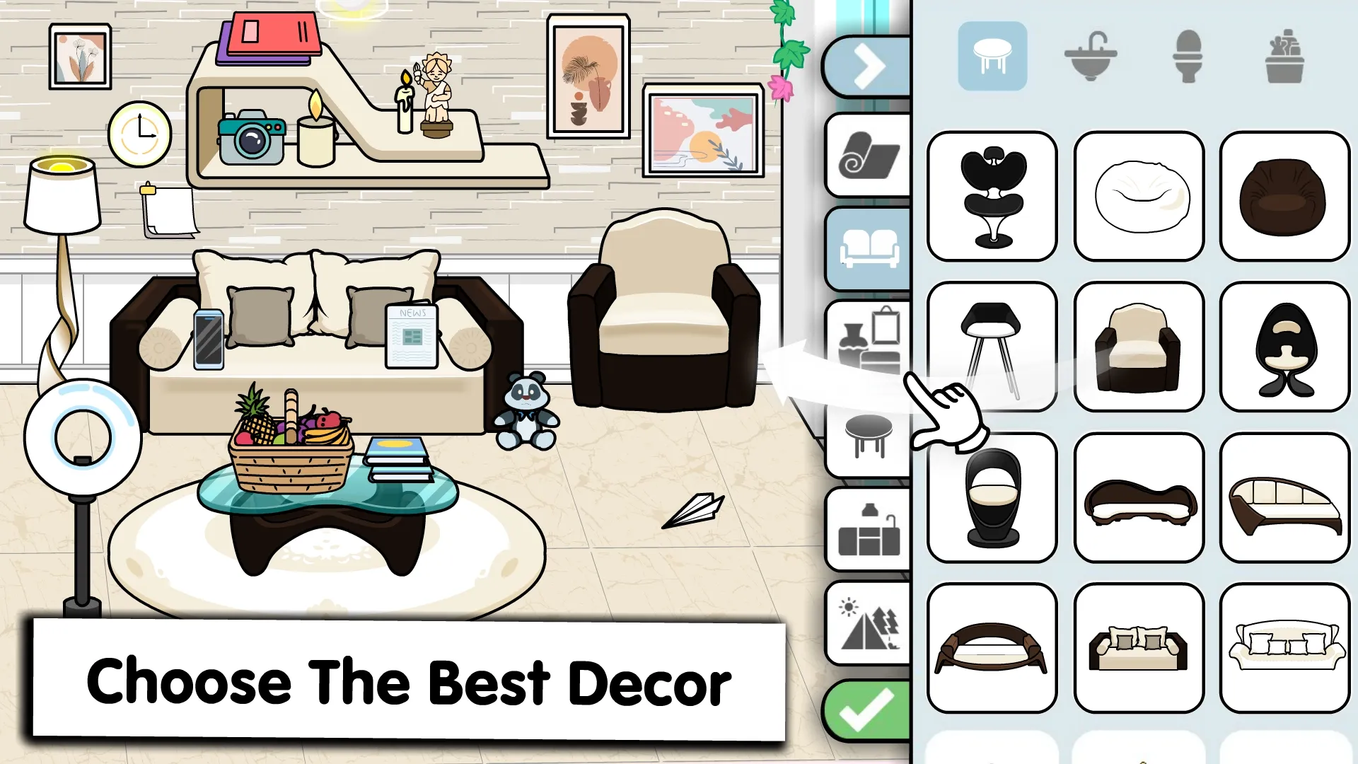 Tizi Princess Home Design Game | Indus Appstore | Screenshot