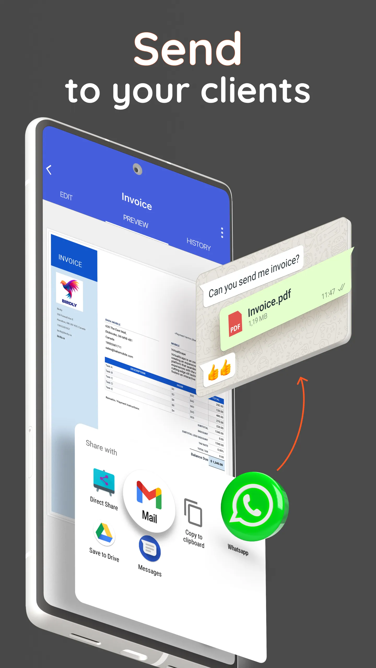 Invoice Simple: Invoice Maker | Indus Appstore | Screenshot