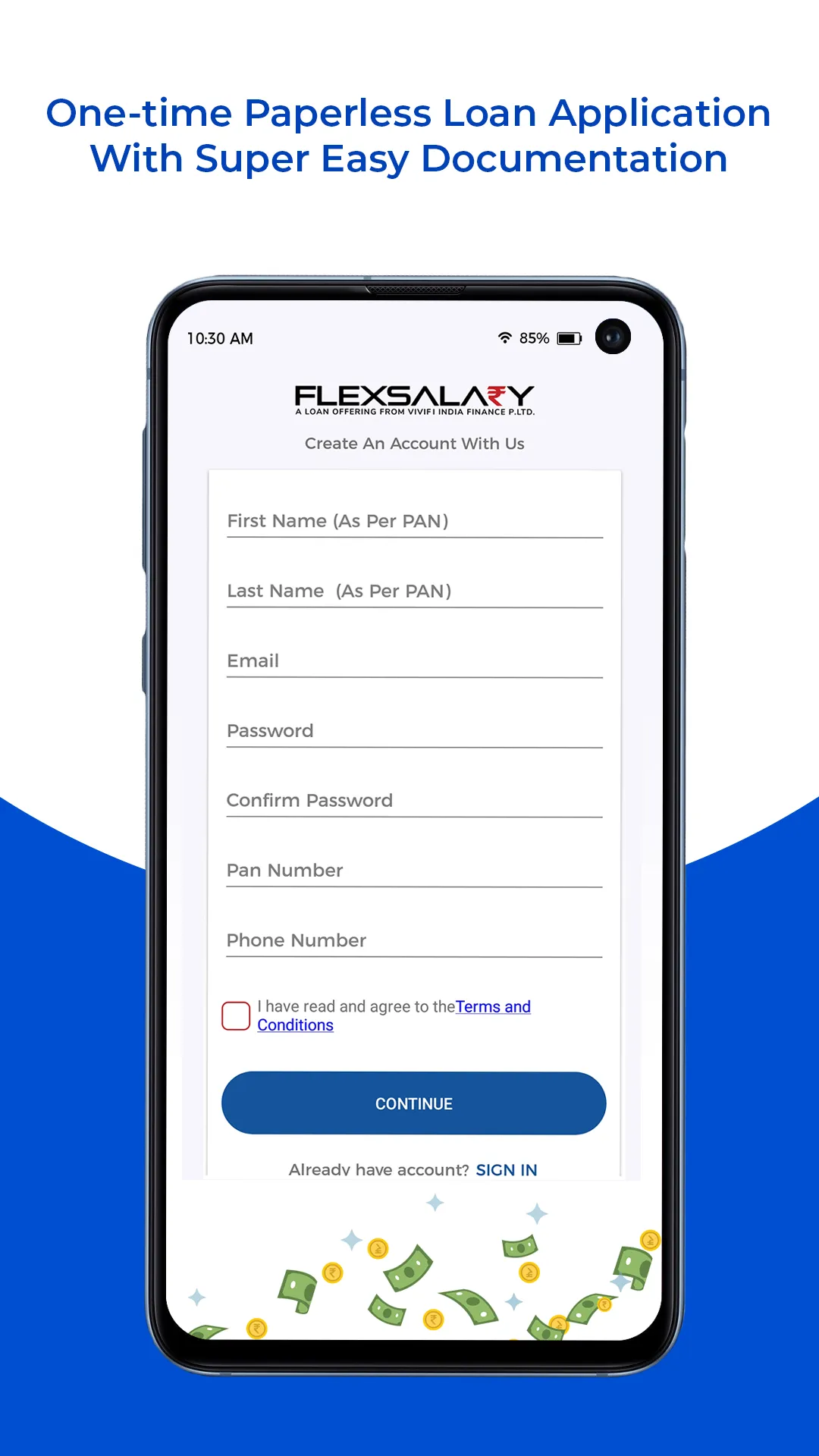 FlexSalary Instant Loan App | Indus Appstore | Screenshot