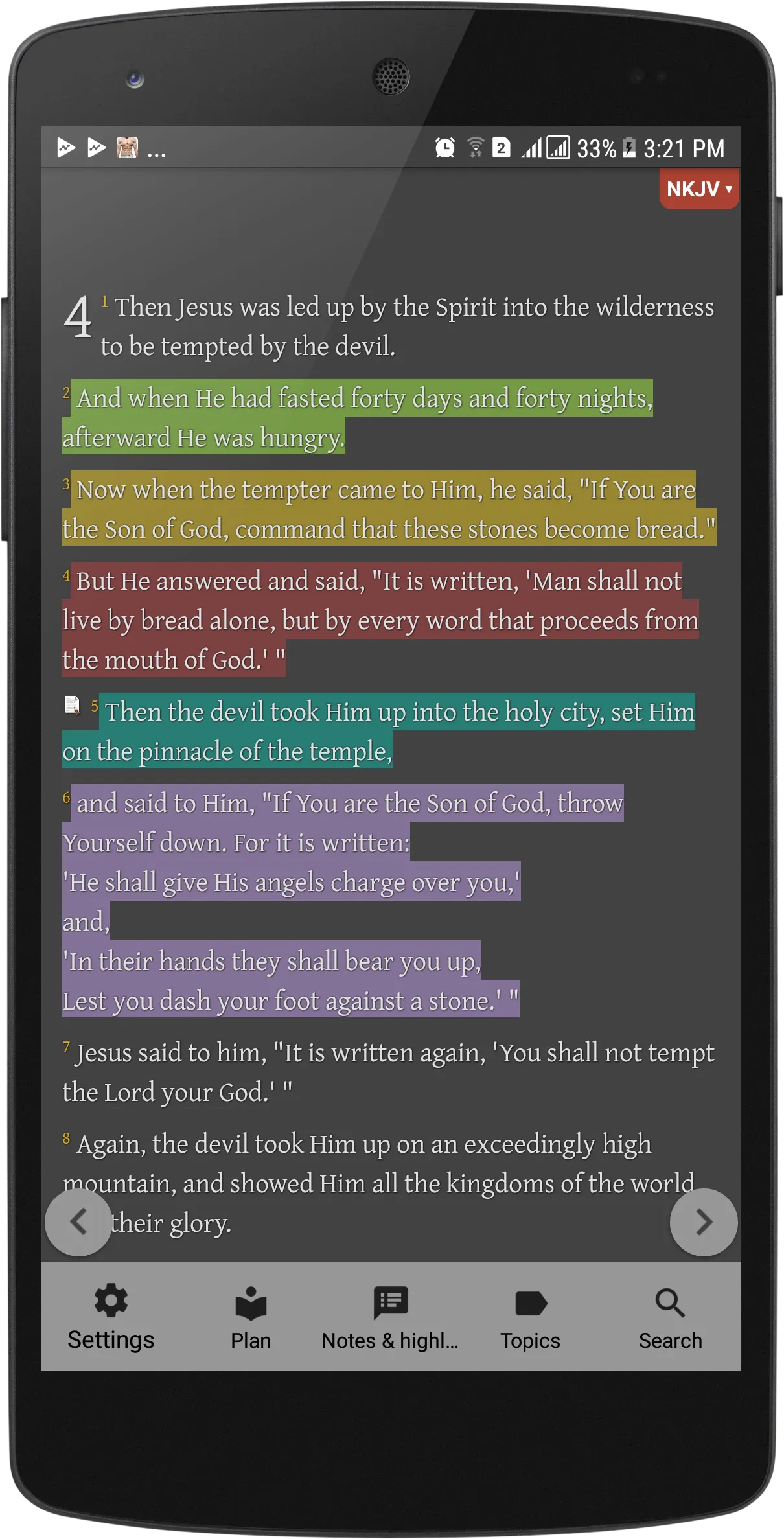 Bible NKJV - New King James Ve | Indus Appstore | Screenshot