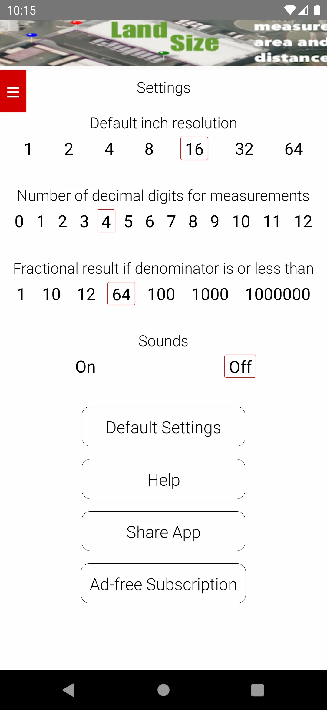 Feet&Inches Calculator | Indus Appstore | Screenshot