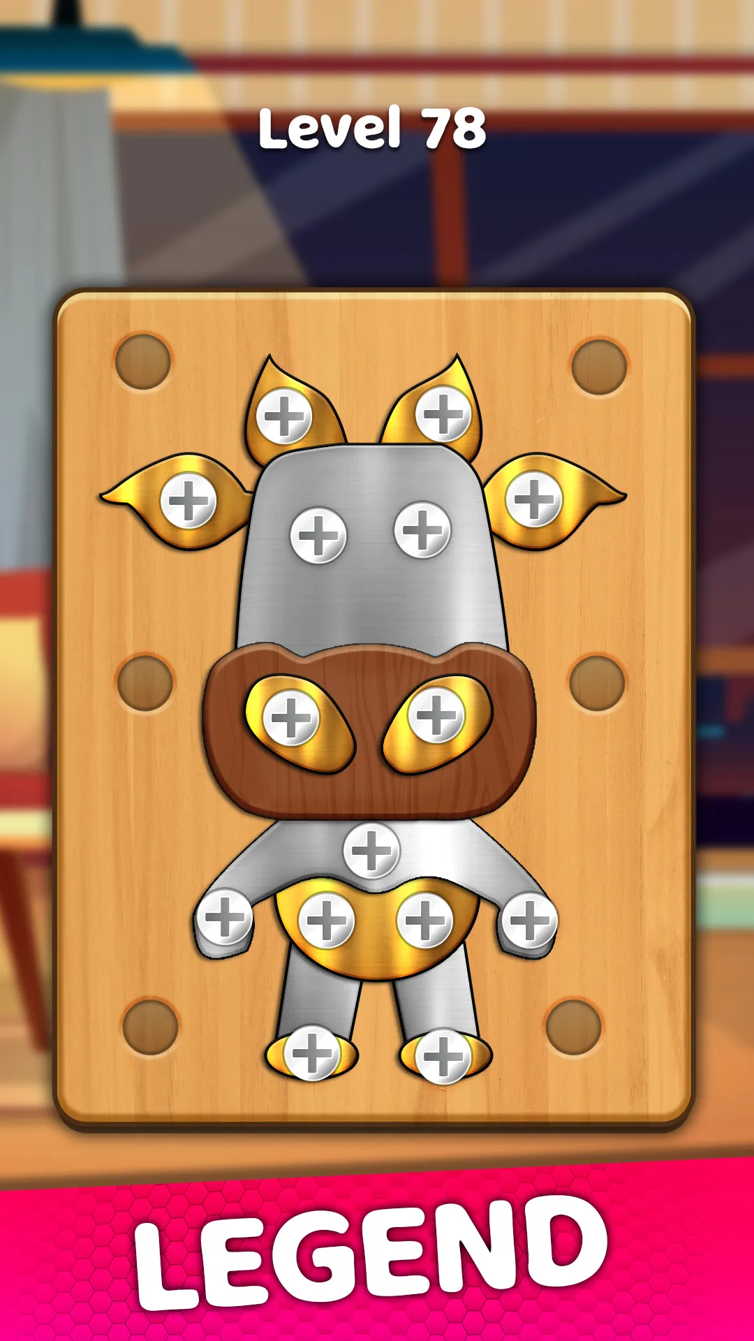 Screw Out Nuts & Bolts Puzzle | Indus Appstore | Screenshot