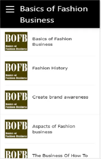 Basics of Business Fashions | Indus Appstore | Screenshot