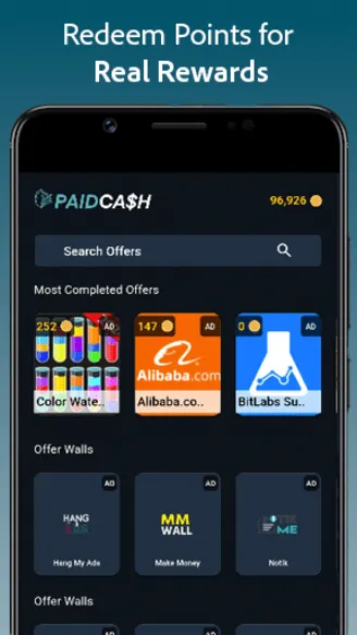 PaidCash: Play & Earn Money | Indus Appstore | Screenshot