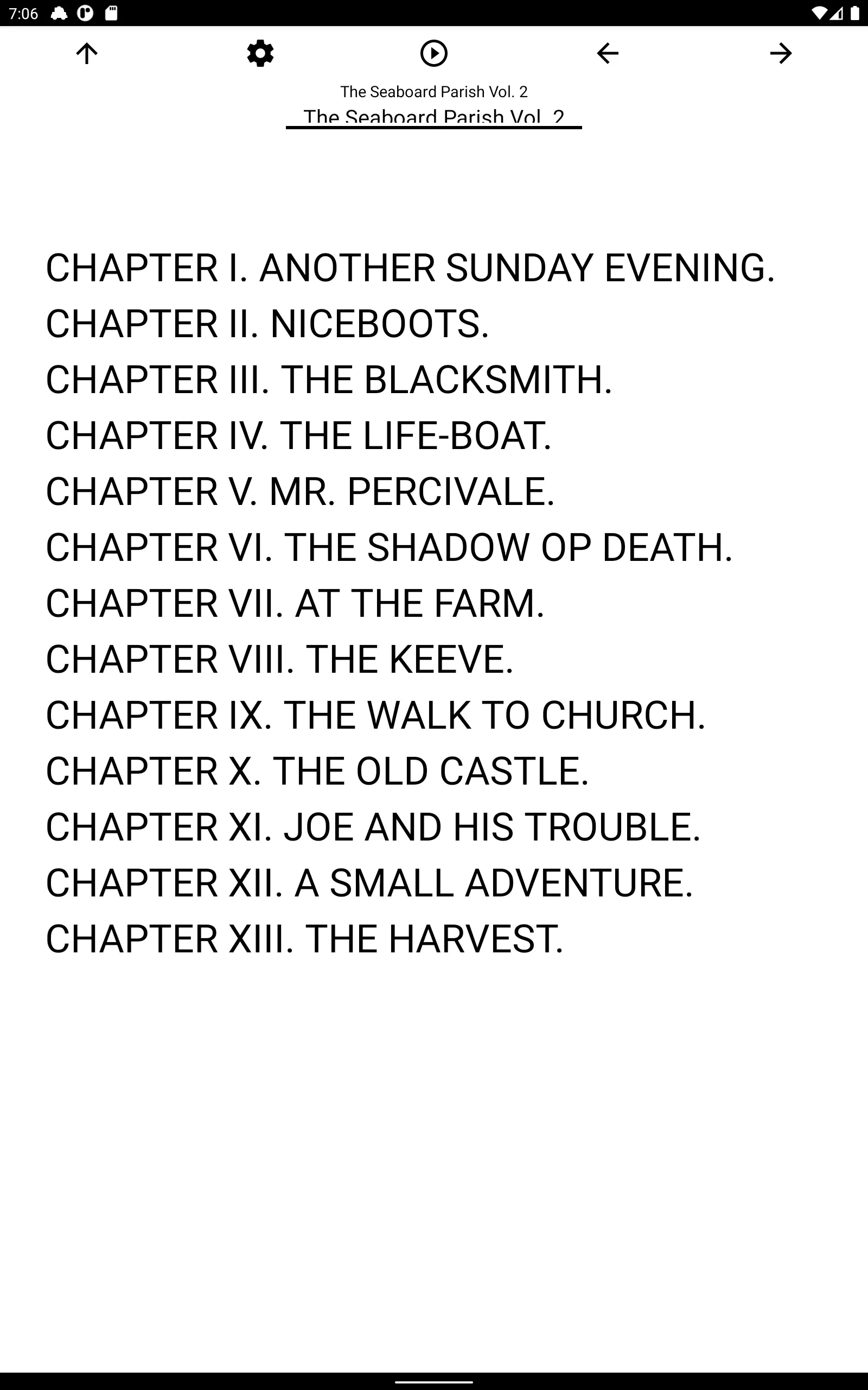 Book, The Seaboard Parish Vol. | Indus Appstore | Screenshot