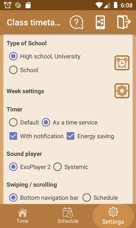 Class Timetable - School, Univ | Indus Appstore | Screenshot