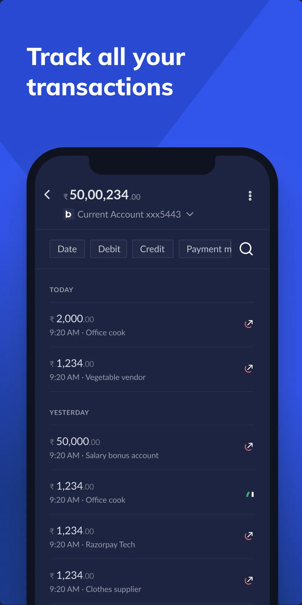 RazorpayX - Business Banking | Indus Appstore | Screenshot