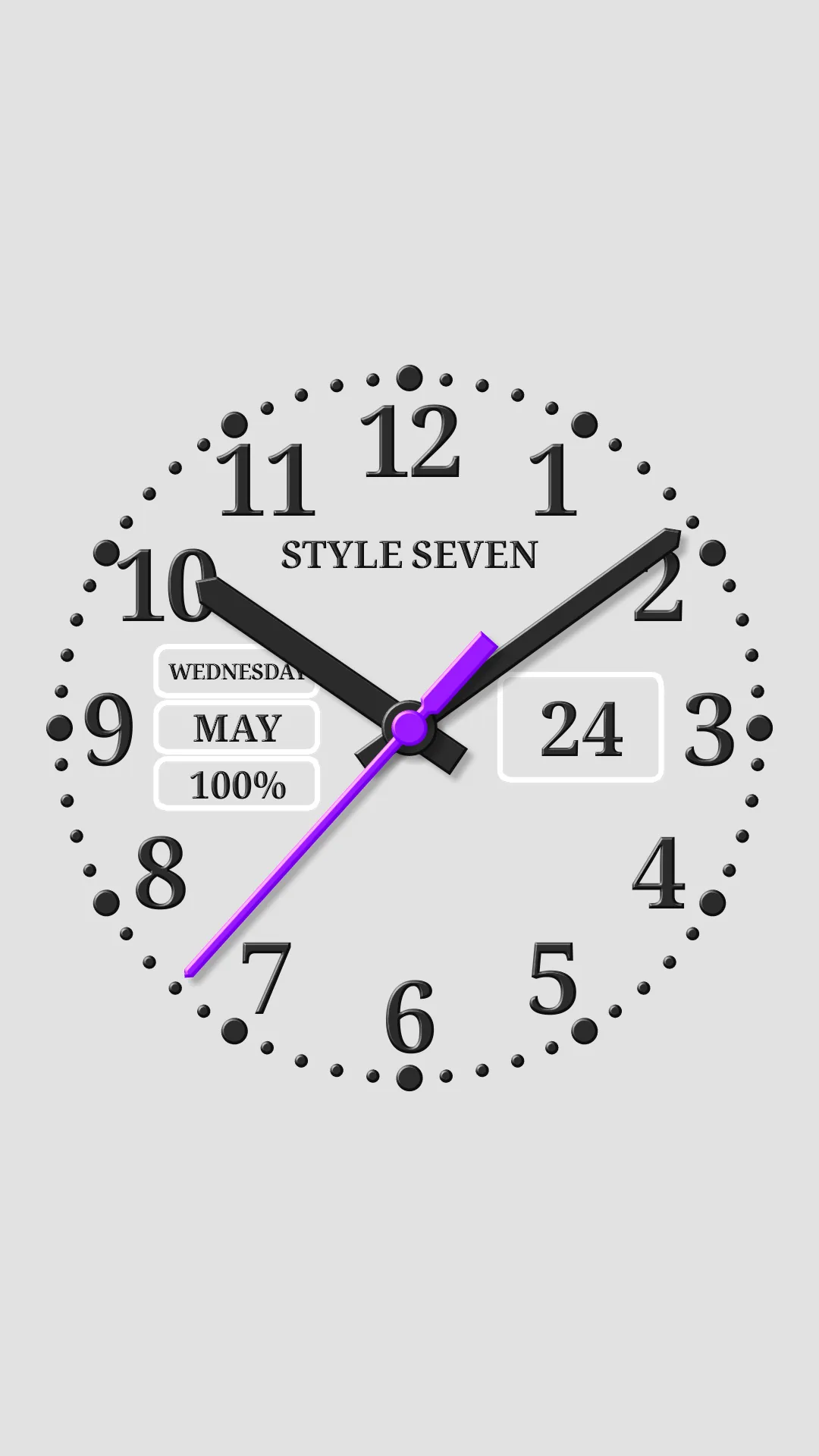 Analog Clock Constructor-7 | Indus Appstore | Screenshot