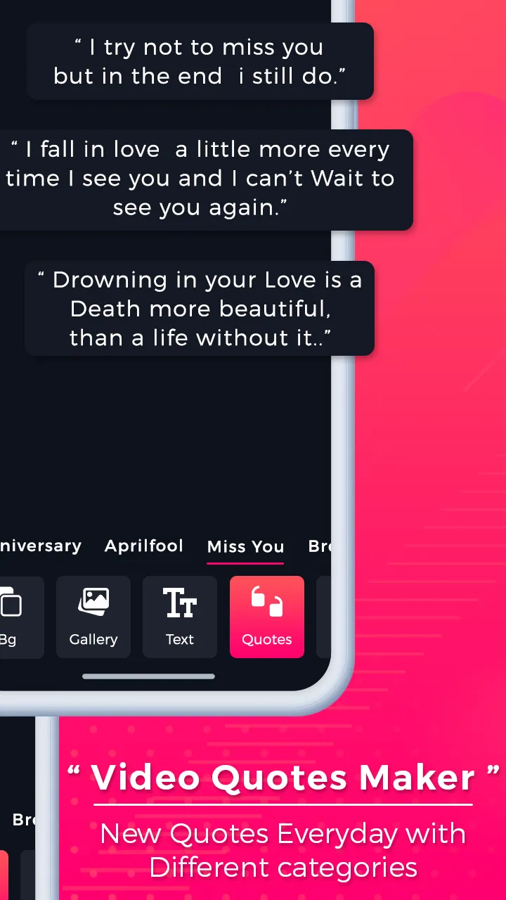 Video Quotes Maker With Music | Indus Appstore | Screenshot