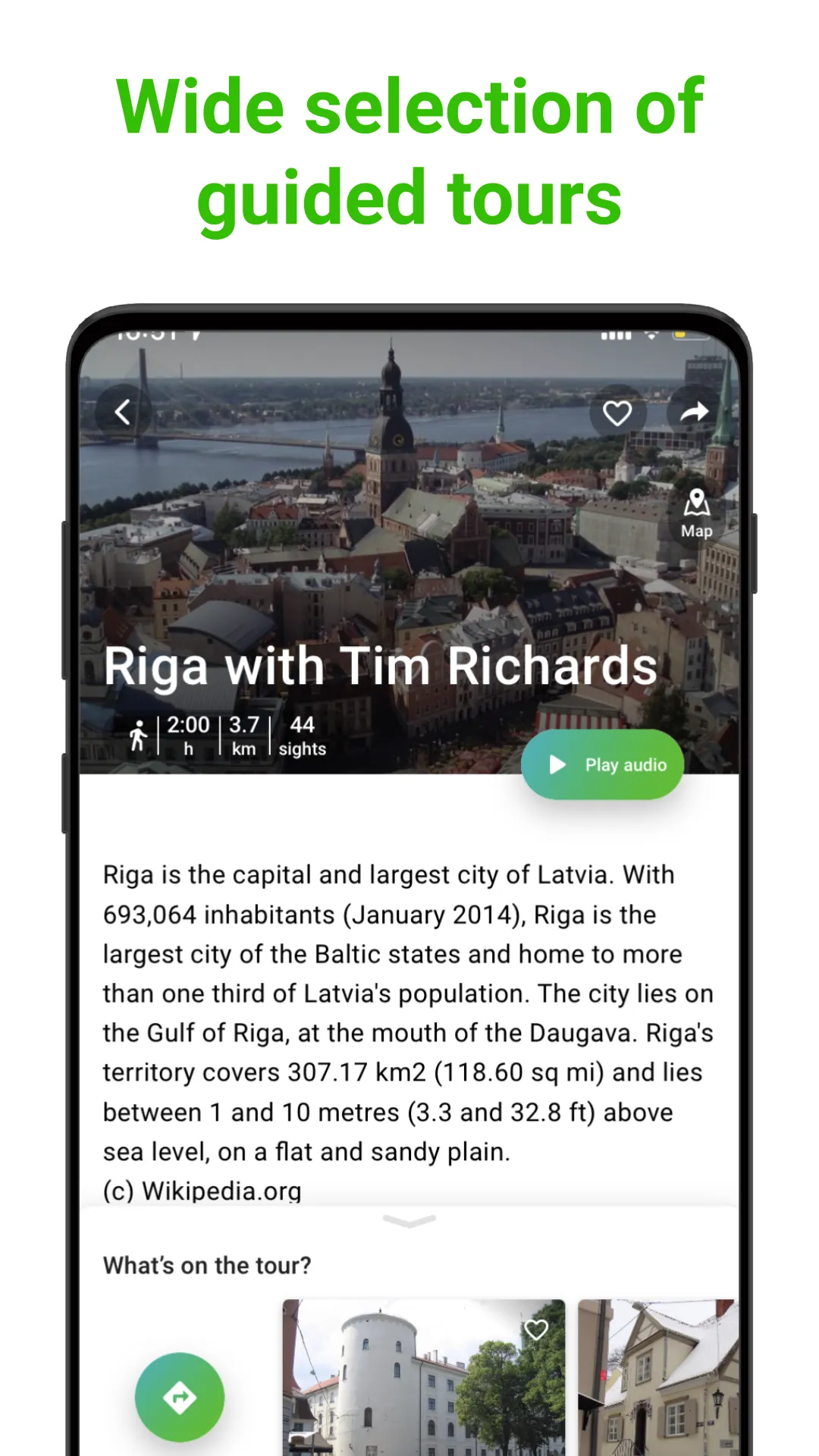 Riga Audio Guide by SmartGuide | Indus Appstore | Screenshot