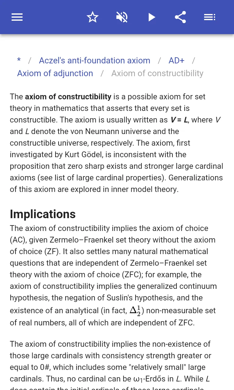 Set theory | Indus Appstore | Screenshot